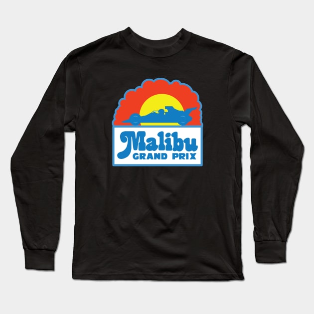 Malibu Grand Prix Long Sleeve T-Shirt by Cartarsauce Threads 